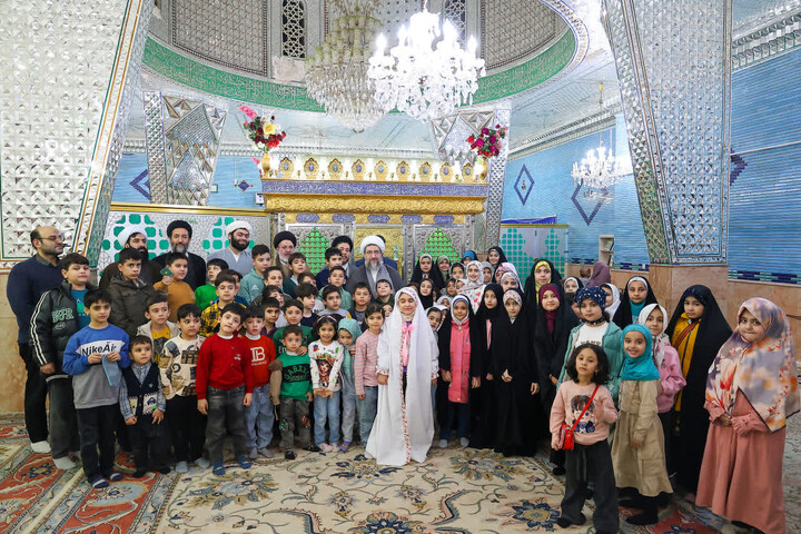 تصاویر | جشن انقلاب خانواده های طلاب و روحانیون تبریز در امام زاده سیدمحمد کججانی