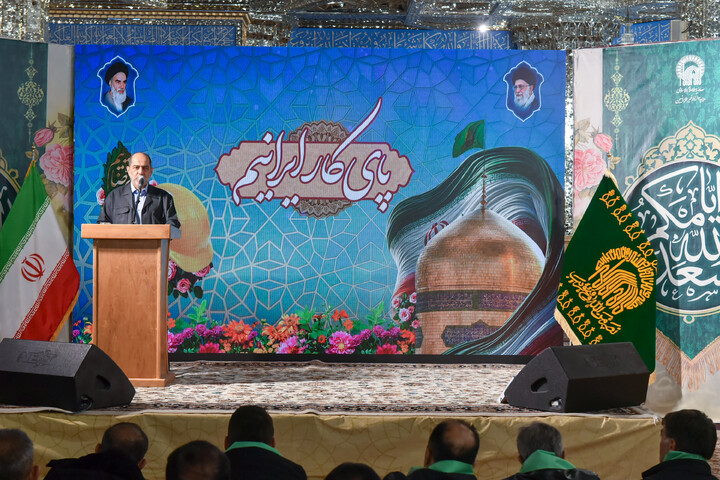 تصاویر/ تشرّف کارگران زیارت اولی معادن کشور به حرم مطهر رضوی