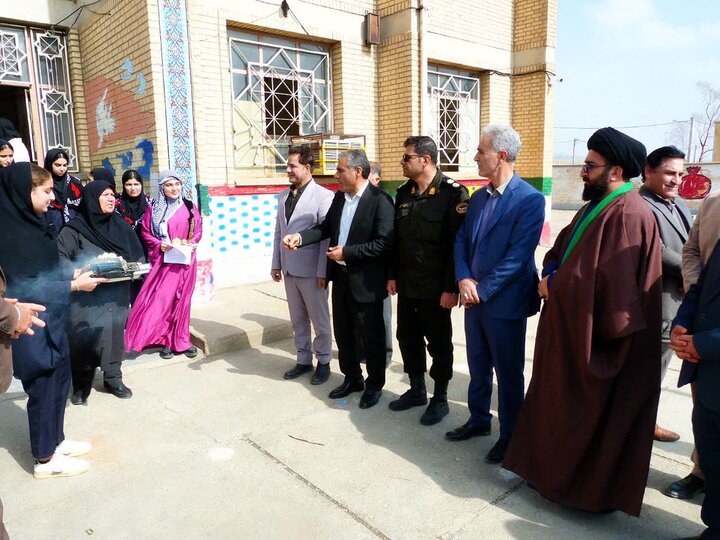 تصاویر/آیین افتتاح چمن مصنوعی مدرسه ملاصدرا در شهرستان ابدانان