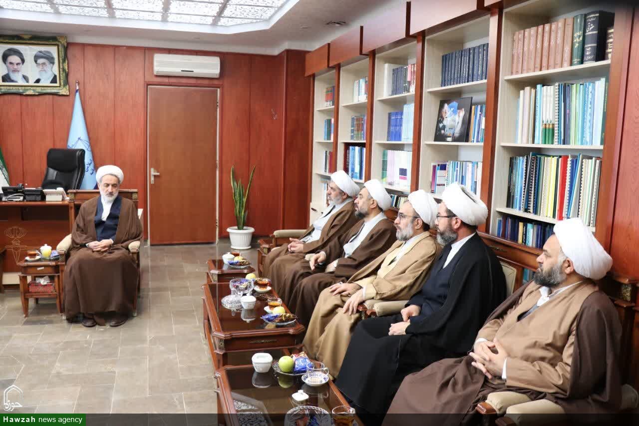 دیدار اعضای شورای هماهنگی نهادهای حوزوی استان اردبیل با رئیس کل دادگستری استان اردبیل