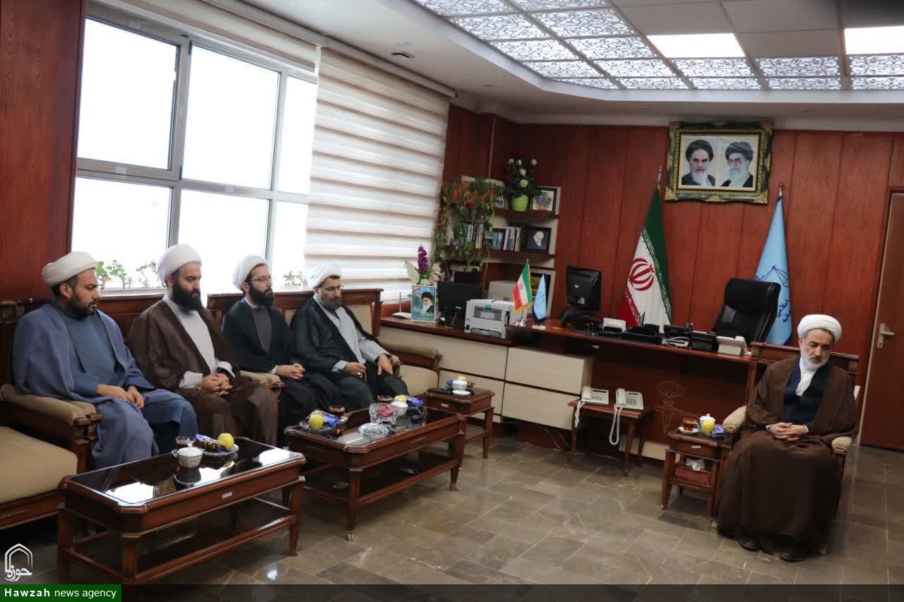 دیدار اعضای شورای هماهنگی نهادهای حوزوی استان اردبیل با رئیس کل دادگستری استان اردبیل