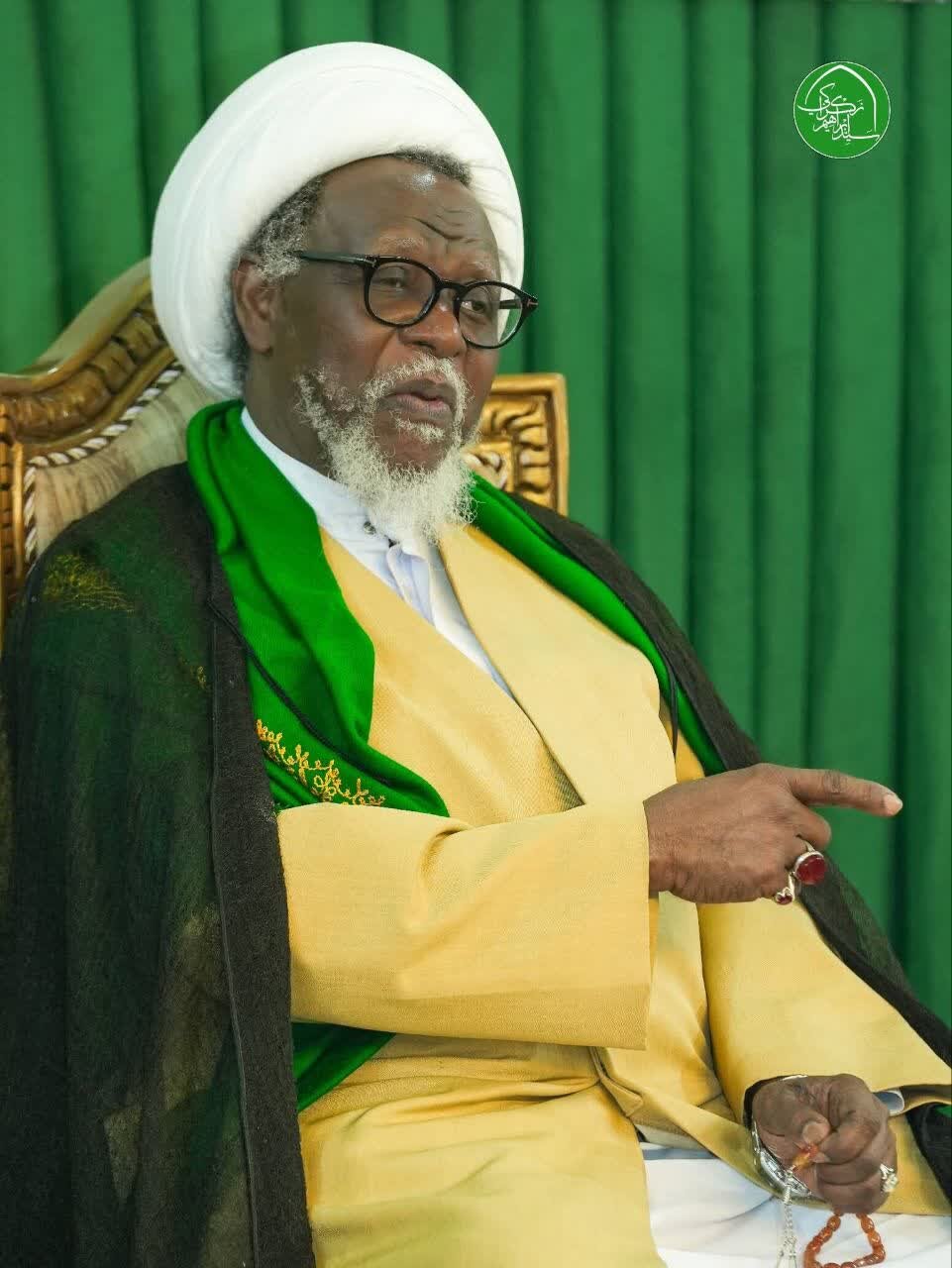 شیخ ابراهیم زکزاکی(حفظه الله) رهبر نهضت اسلامی در نیجریه با نمایندگان «لجنه‌ی حارسان»