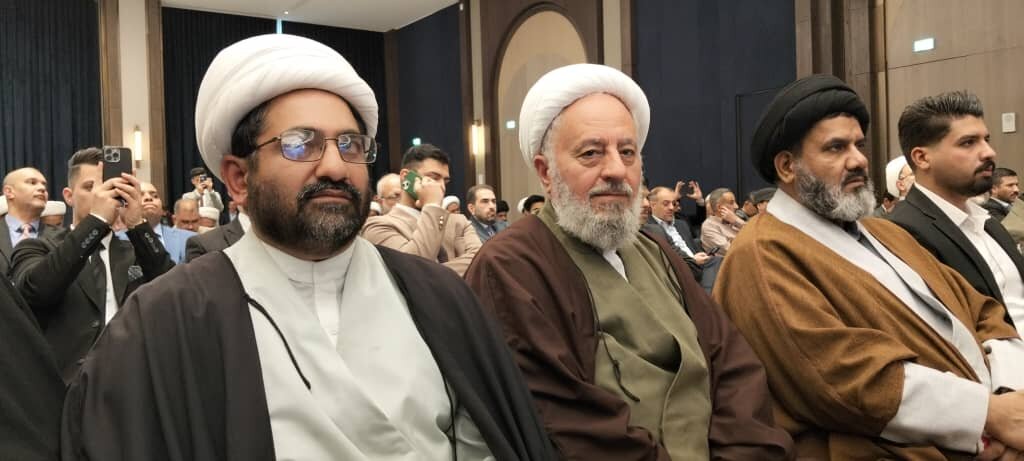 بغداد؛ علامہ شفقت شیرازی کی انٹرنیشنل عاشوراء فورم کے تحت منعقدہ بین الاقوامی کانفرنس میں شرکت