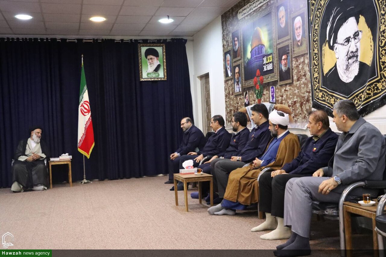 دیدار مدیرعامل و معاونین فولاد با نماینده ولی فقیه در خوزستان