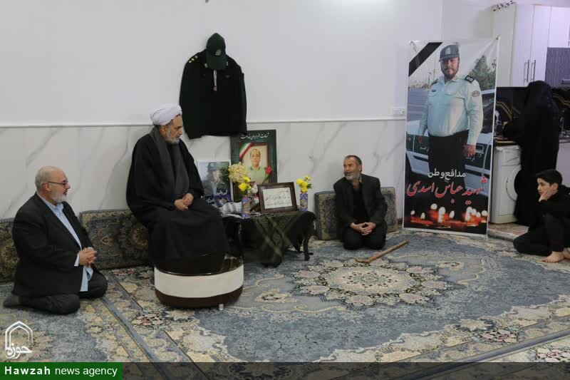 دیدار رئیس هیئت امنای دفتر تبلیغات اسلامی با خانواده شهید فراجا