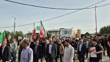 فیلم| حضور باشکوه مردم آب‌پخش در ۲۲ بهمن