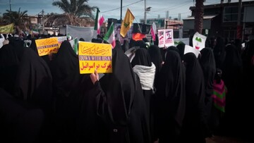 تصاویر/ مراسم راهپیمایی یوم‌الله ۲۲ بهمن در شهر فهرج