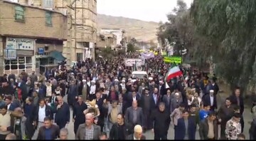 فیلم | راهپیمایی حماسی مردم در راهپیمایی یوم الله ۲۲ بهمن در پلدختر
