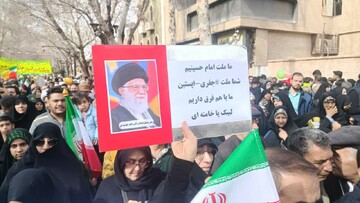 فیلم| صداهای پرصلابت و گام‌های استوار مردم اصفهان در مایوس کردن دشمن