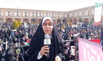 فیلم| حضور پرشور مردم اصفهان در ۲۲بهمن