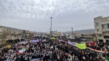 تصاویر/ برگزاری مراسم راهپیمایی روز ۲۲ بهمن در شهرستان ایوان