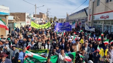 تصاویر| راهپیمایی ۲۲ بهمن در سربیشه
