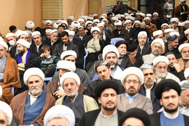 تصاویر/ گردهمایی علمای شیعه و اهل سنت ارومیه