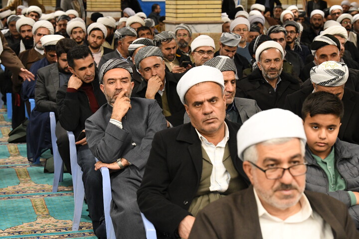 تصاویر/ گردهمایی علمای شیعه و اهل سنت ارومیه
