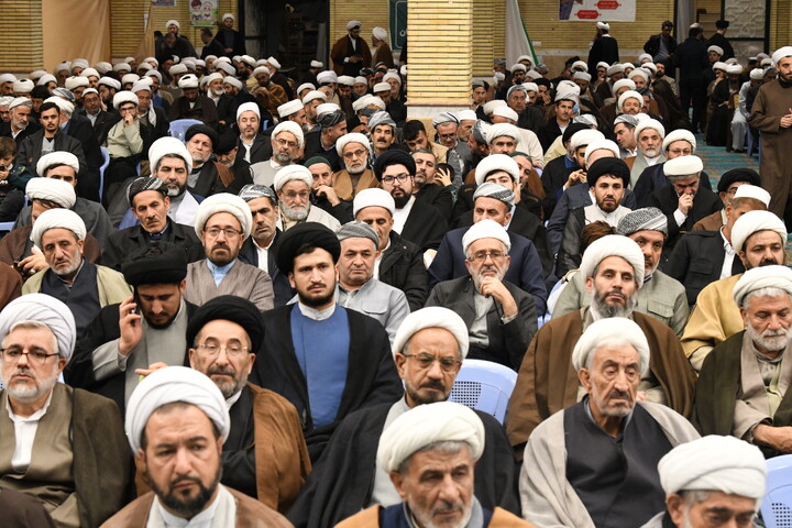 تصاویر/ گردهمایی علمای شیعه و اهل سنت ارومیه