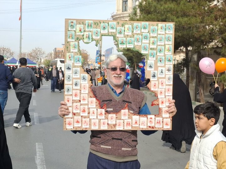 تصاویر/ حماسی و پرشور مردم کاشان در راهپیمایی 22 بهمن