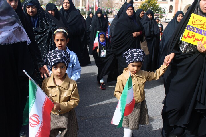 تصاویر/ مراسم راهپیمایی یوم‌الله ۲۲ بهمن در شهر جوپار