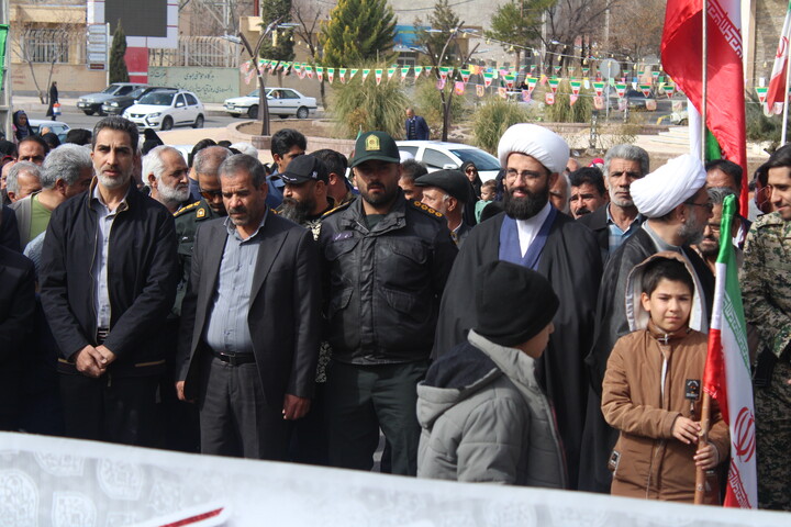 تصاویر/ مراسم راهپیمایی یوم‌الله ۲۲ بهمن در شهر جوپار