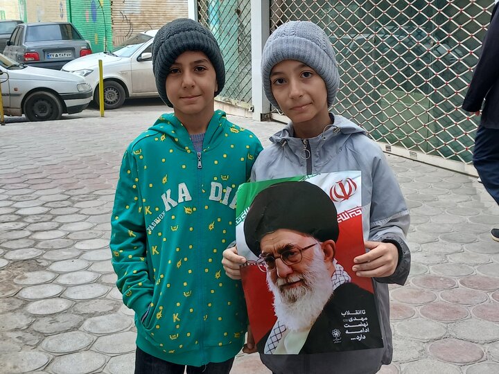 تصاویر/راهپیمایی ۲۲ بهمن در مشهدمقدس