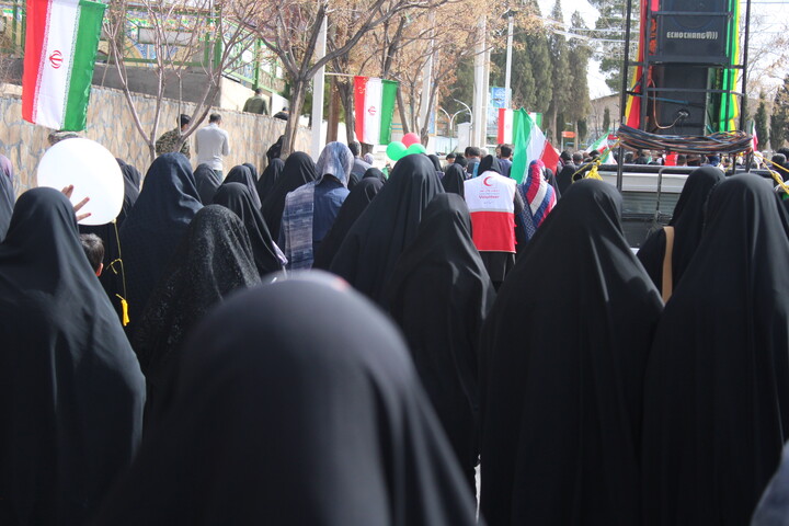 تصاویر/ مراسم راهپیمایی یوم‌الله ۲۲ بهمن در شهر جوپار