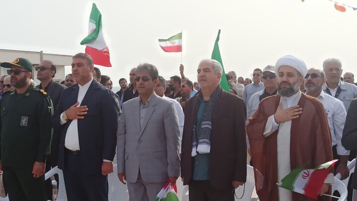 تصاویر/ راهپیمایی ۲۲ بهمن در خارگ