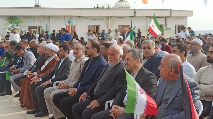 تصاویر/ راهپیمایی ۲۲ بهمن در خارگ