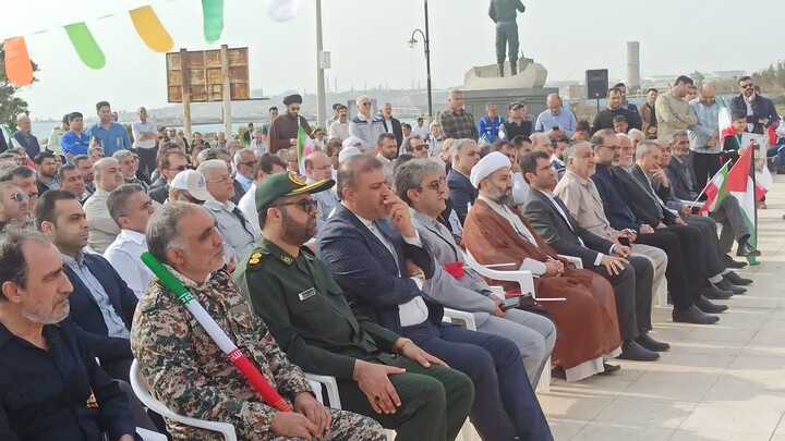 تصاویر/ راهپیمایی ۲۲ بهمن در خارگ