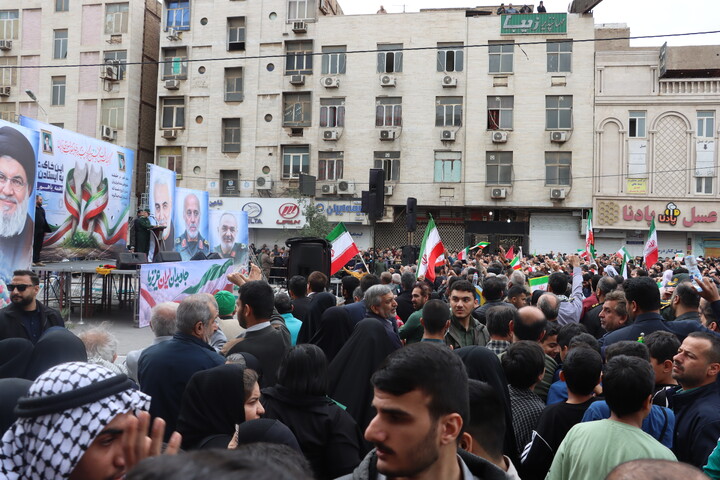 راهپیمایی باشکوه مردم اهواز در یوم الله 22 بهمن