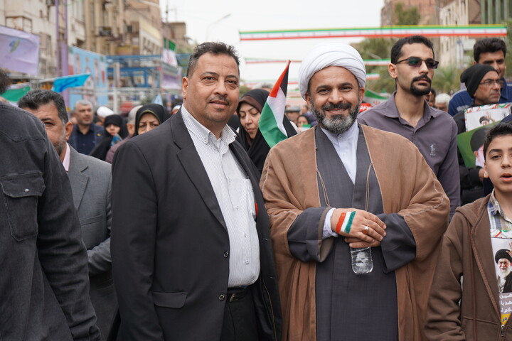 راهپیمایی باشکوه مردم اهواز در یوم الله 22 بهمن