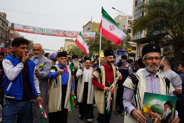 راهپیمایی باشکوه مردم اهواز در یوم الله 22 بهمن