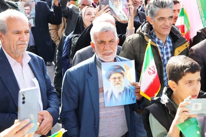 تصاویر/ مراسم راهپیمایی یوم‌الله ۲۲ بهمن رفسنجان