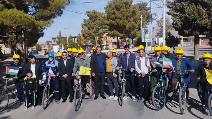 تصاویر/ مراسم راهپیمایی یوم‌الله ۲۲ بهمن در شهر کوهبنان