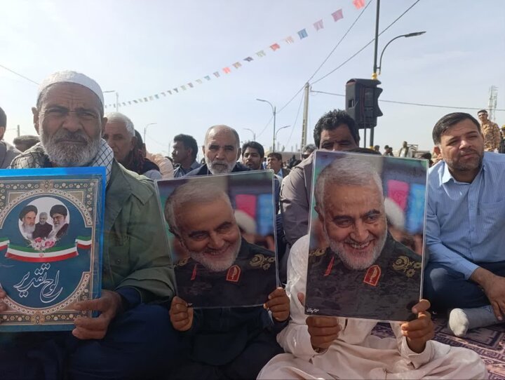 تصاویر/ مراسم راهپیمایی یوم‌الله ۲۲ بهمن در شهر جازموریان