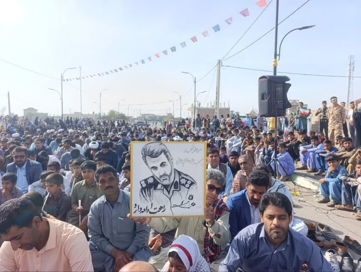 تصاویر/ مراسم راهپیمایی یوم‌الله ۲۲ بهمن در شهر جازموریان