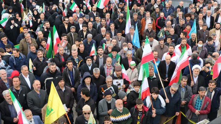 تصاویر/ راهپیمایی یوم‌الله ۲۲ بهمن در پردیس