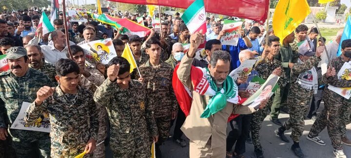 تصاویر/ مراسم راهپیمایی یوم‌الله ۲۲ بهمن در شهر نودژ