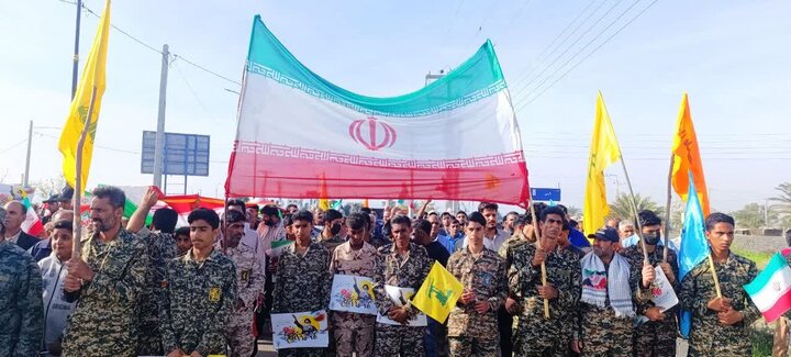 تصاویر/ مراسم راهپیمایی یوم‌الله ۲۲ بهمن در شهر نودژ