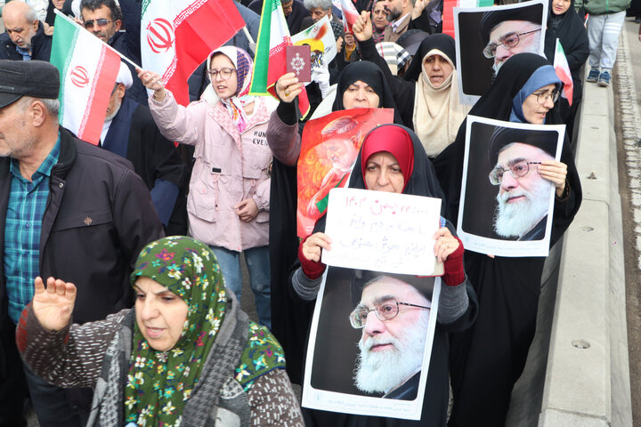 تصاویر / راهپیمایی یوم الله 22 بهمن در قزوین برگزار شد