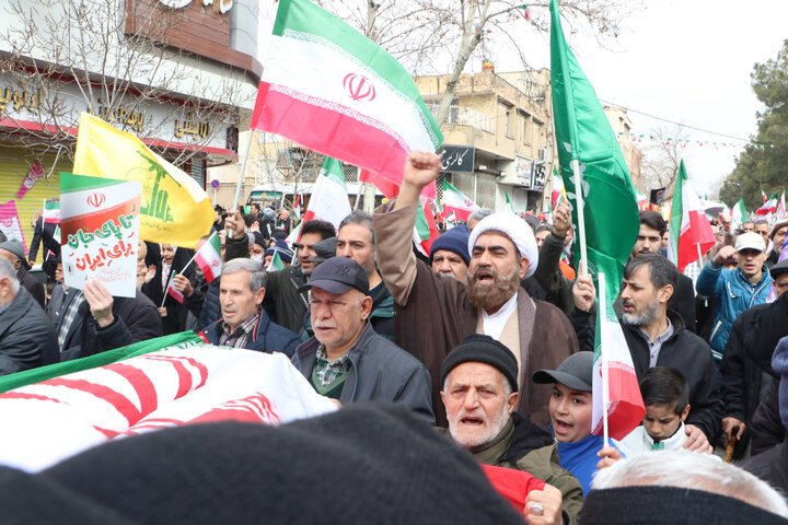 تصاویر / راهپیمایی یوم الله 22 بهمن در قزوین برگزار شد