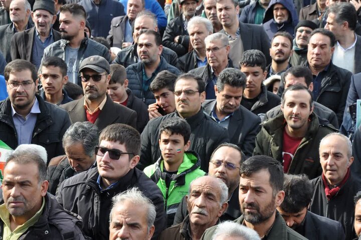 تصاویر/ راهپیمایی ۲۲ بهمن در میاندوآب