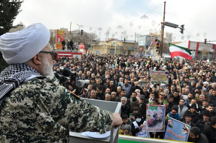 تصاویر/ راهپیمایی ۲۲ بهمن در میاندوآب