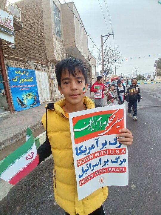 تصاویر/ یوم الله راهپیمایی 22 بهمن در نوش آباد