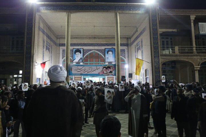 قم المقدسہ میں اردو طلاب کا عظیم اجتماع؛ انقلابِ اسلامی اور رہبرِ معظم سے تجدیدِ عہد، اسلام آباد دھماکے کی مذمت