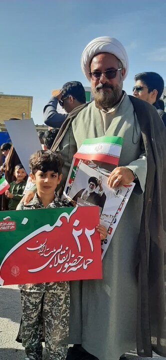 تصاویر/ مراسم راهپیمایی ۲۲ بهمن ماه پارسیان