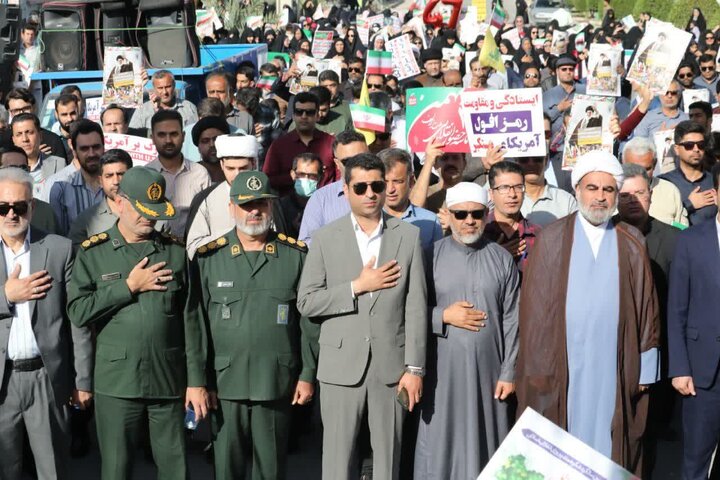 تصاویر/ مراسم راهپیمایی ۲۲ بهمن ماه پارسیان