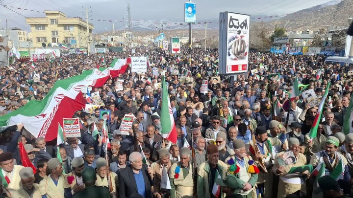 گزارش تصویری/ شکوه حضور عشایر و مردم یاسوج در یوم‌الله ۲۲ بهمن