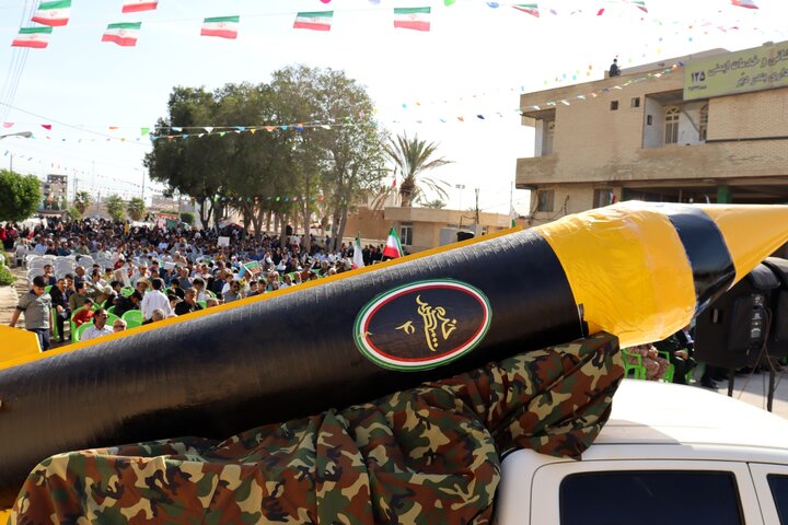 تصاویر/ راهپیمایی ۲۲ بهمن در بندر دیّر