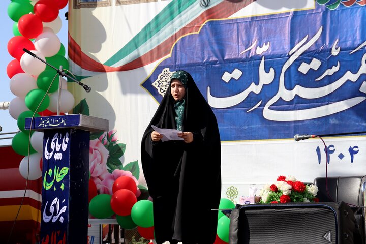 تصاویر/ راهپیمایی ۲۲ بهمن در بندر دیّر