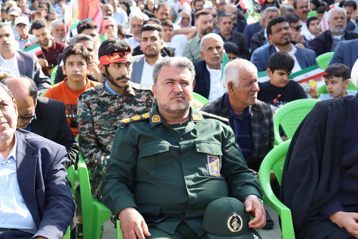 تصاویر/ راهپیمایی ۲۲ بهمن در بندر دیّر