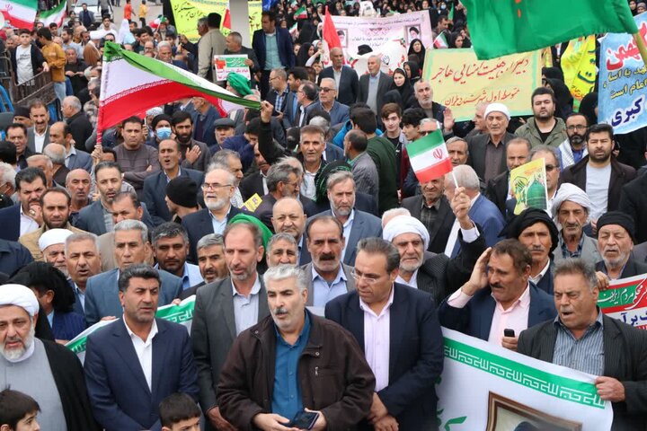 تصاویر / راهپیمایی یوم الله ۲۲ بهمن در شهرستان دهلران